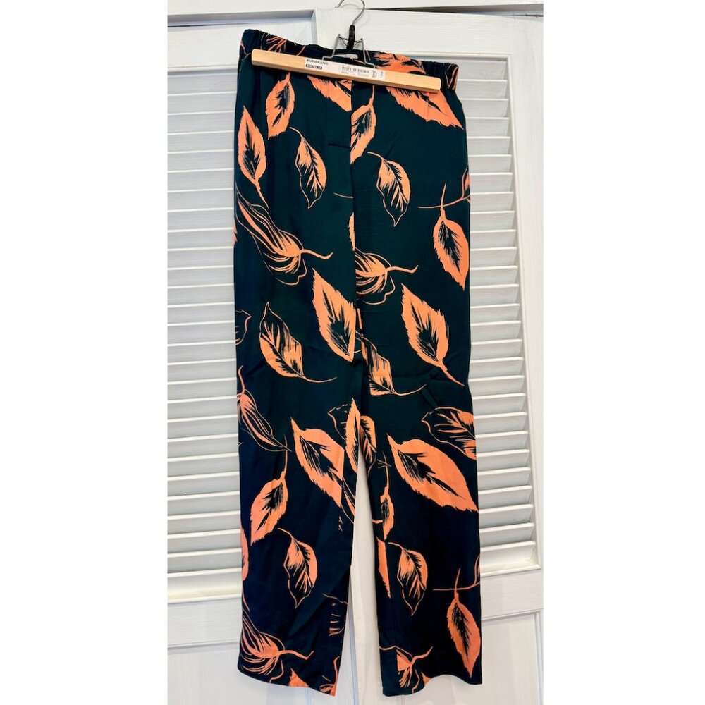 Caroline Issa - Nordstrom Signature - Silk pants - Green and pink